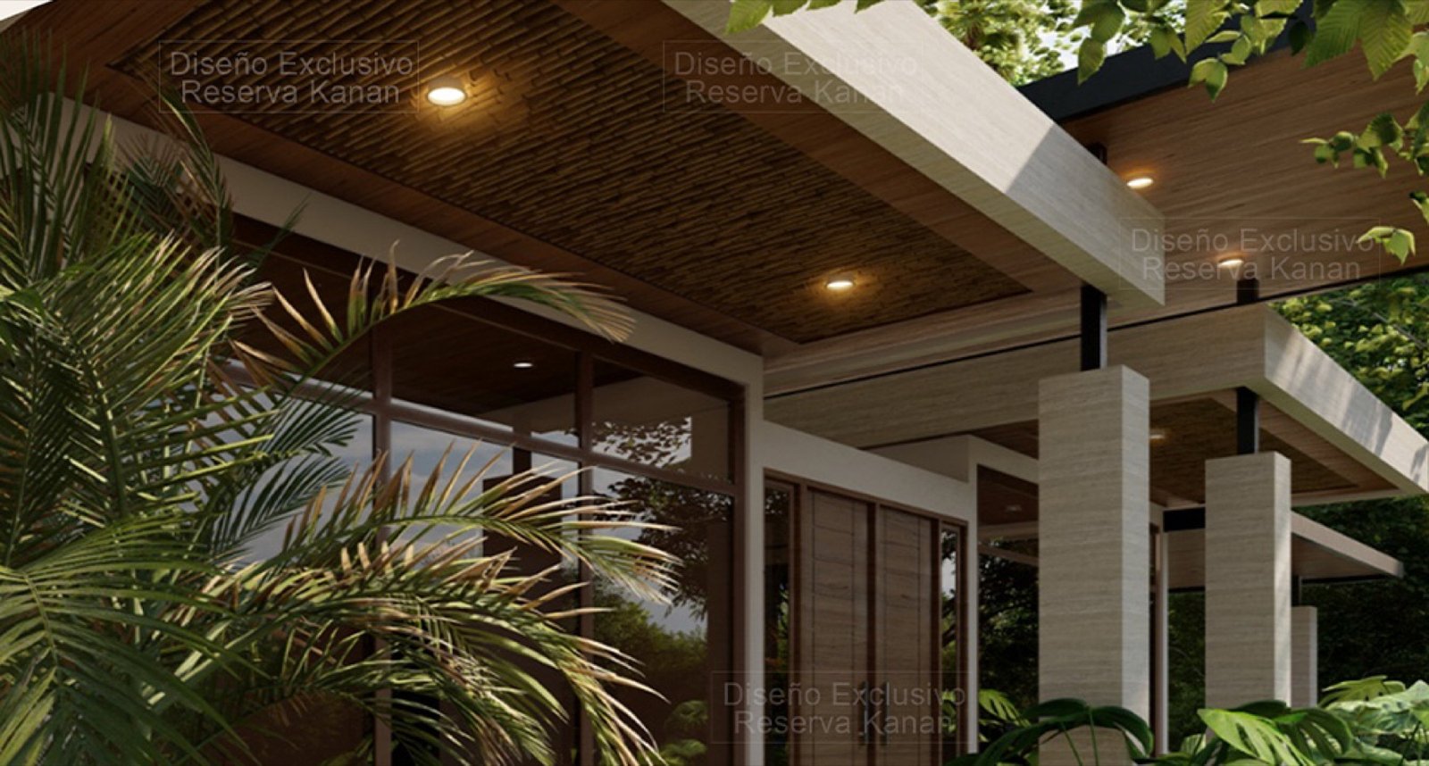 Vivienda abierta hacia la naturaleza